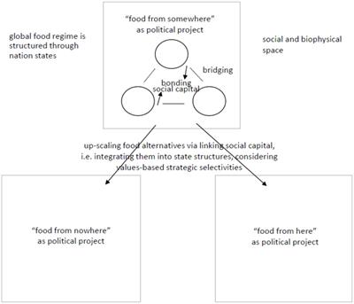 Values-based modes of production and consumption: analyzing how food alternatives transform the current food regime